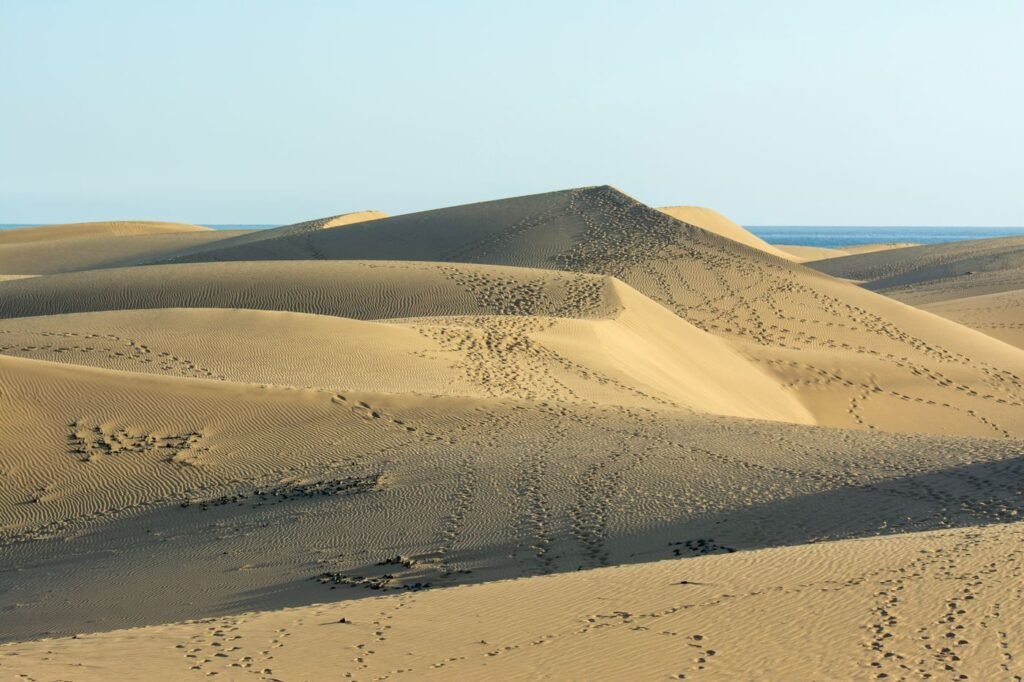 Dunes de sable de Maspalomas à Gran Canaria