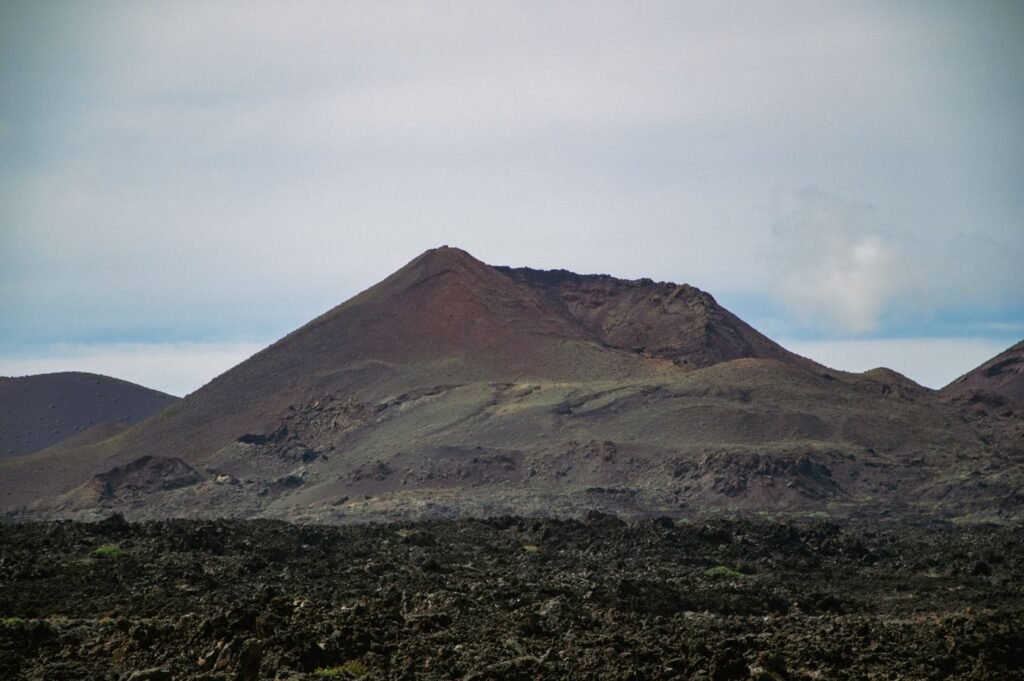Paysage volcanique du parc national de Timanfaya à Lanzarote